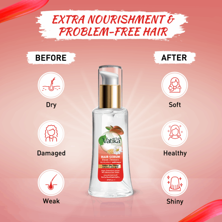Vatika Hair Serum Heat Protection: Strong & Healthy Hair - Image 6