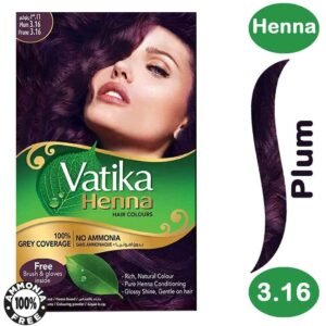 Dabur Vatika Henna Plum - Vibrant Natural Color