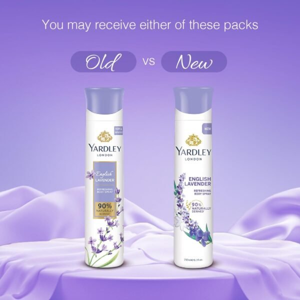 Yardley London English Lavender Refreshing Deodorant Body Spray - 150 ml - Image 2