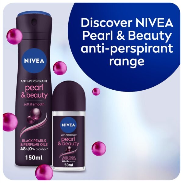 Nivea Pearl & Beauty Elegant Deodorant Spray – 48h Protection - Image 6