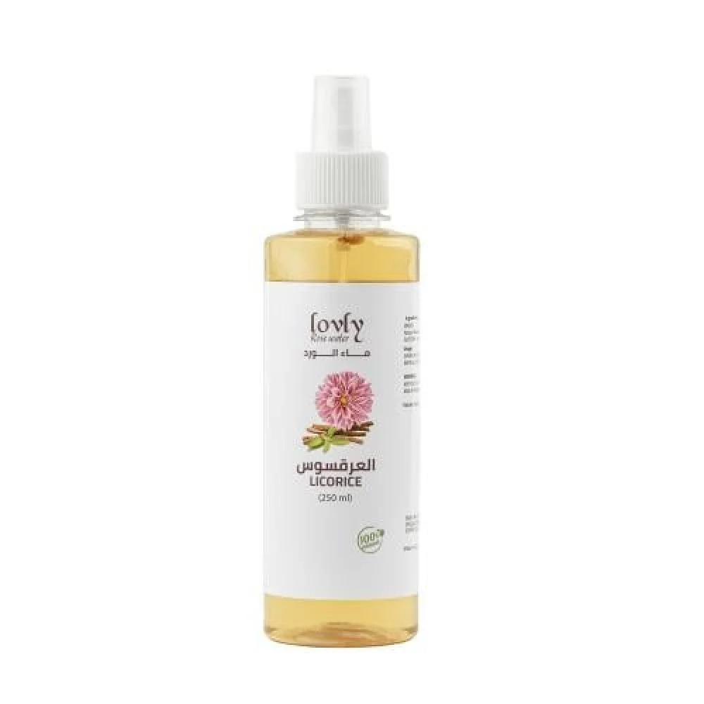 لافلي ماء الورد بالعرقسوس 250 مل لتهدئة البشرة