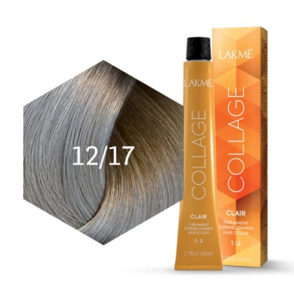 لاكمي صبغة شعر 12/17 أشقر فاتح لؤلؤي رمادي 60 مل