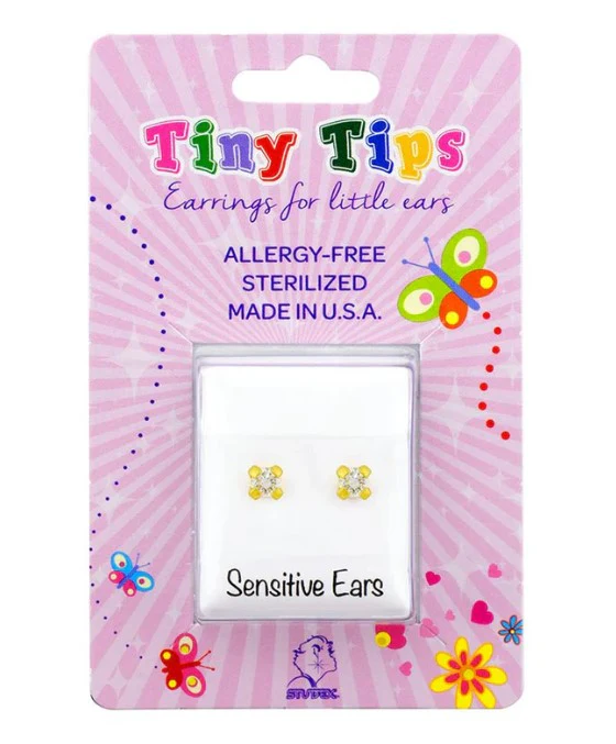 Studex Tiny Tips أقراط طبية صغيرة 6 مم للأذن