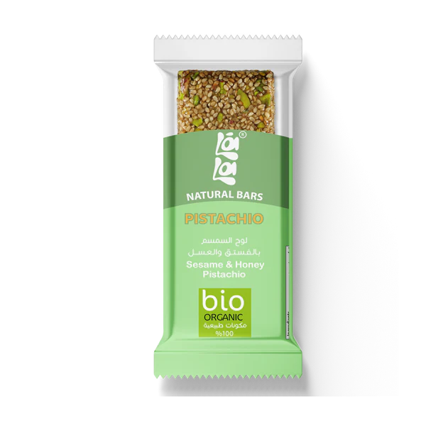 لالا سمسم وفستق 34 جرام سناكات صحية