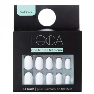 لوكا أظافر لاصقة M12 اوفال شييب 24 قطعة جاهزة للاستخدام