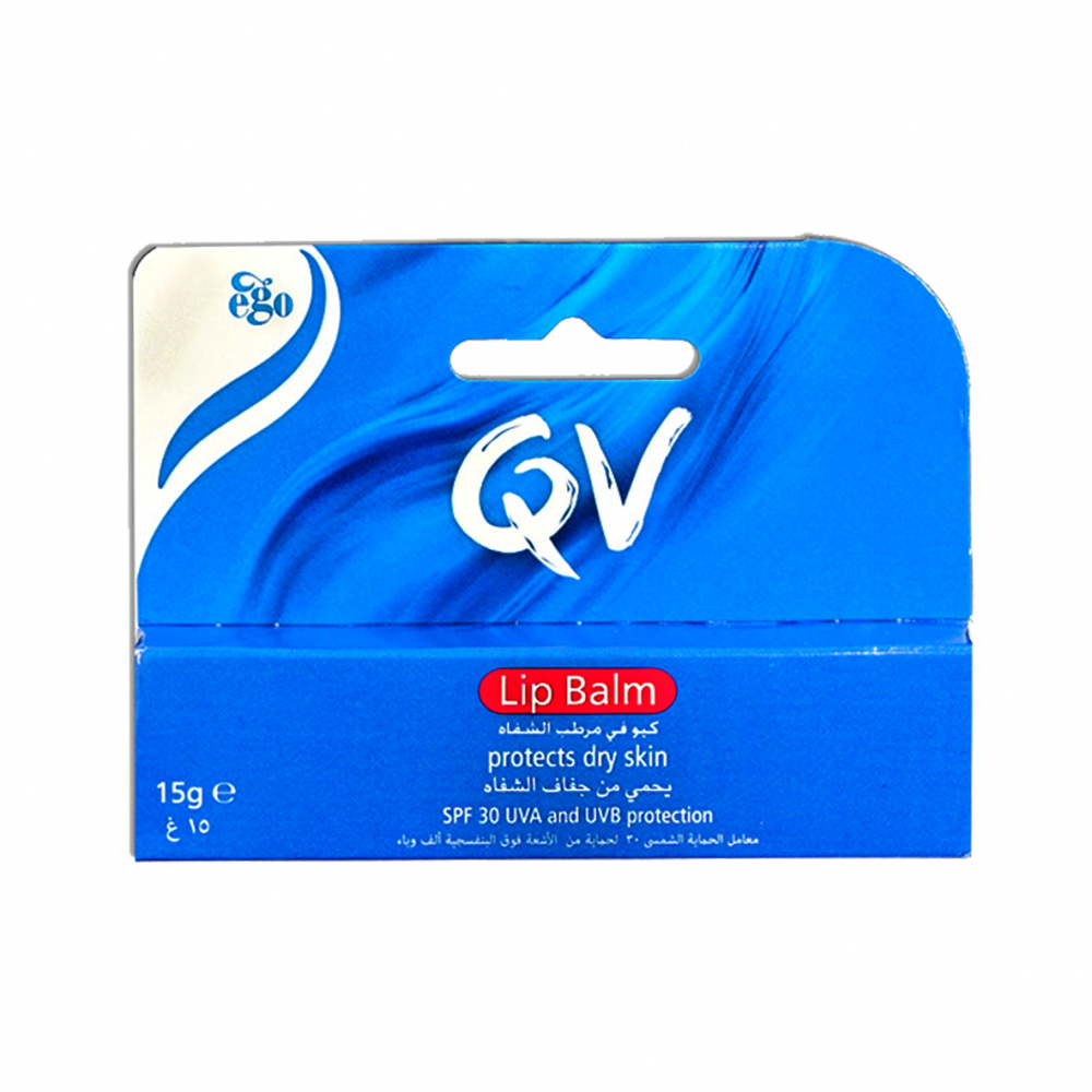 كيو في مرطب شفاه غني بعامل حماية SPF 30 - 15 جم