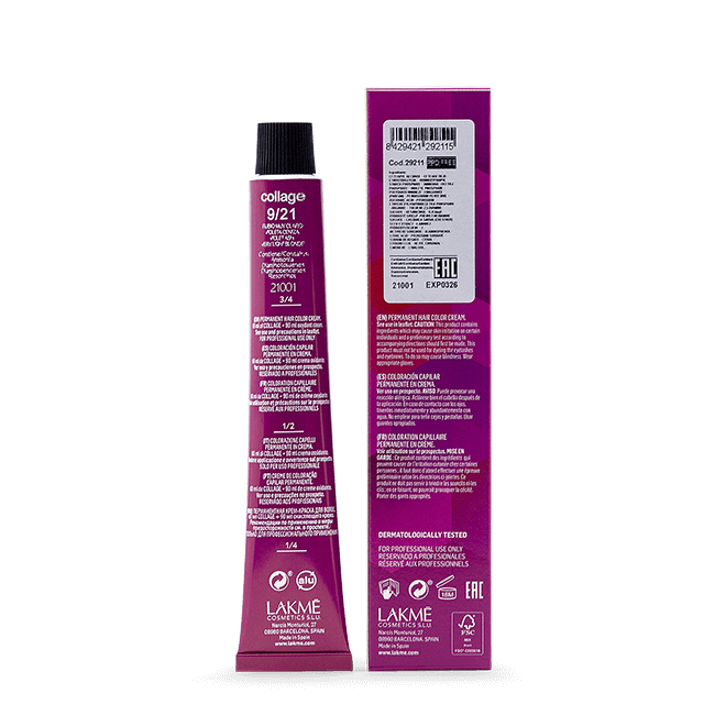 لاكمي كولاج صبغة شعر أشقر رمادي بنفسجي فاتح 60 مل