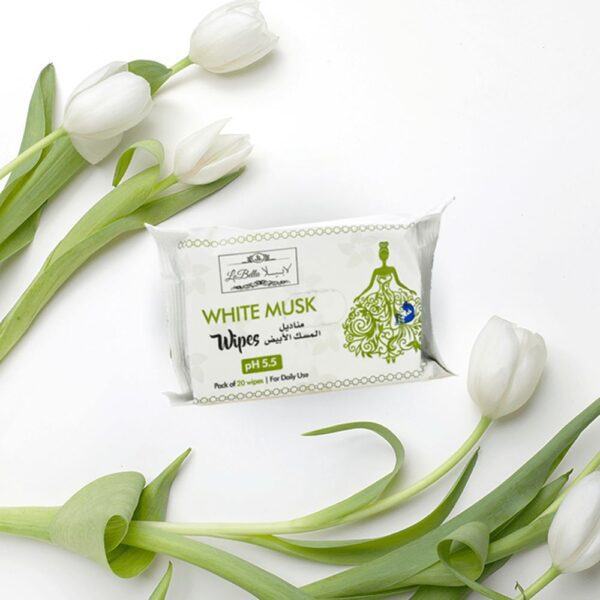 ⁦لابيلا مناديل المسك الابيض 20 منديل⁩ - الصورة ⁦3⁩