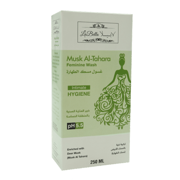 ⁦لابيلا غسول المسك الابيض بالمنطقه الحساسه 250 مل⁩ - الصورة ⁦4⁩