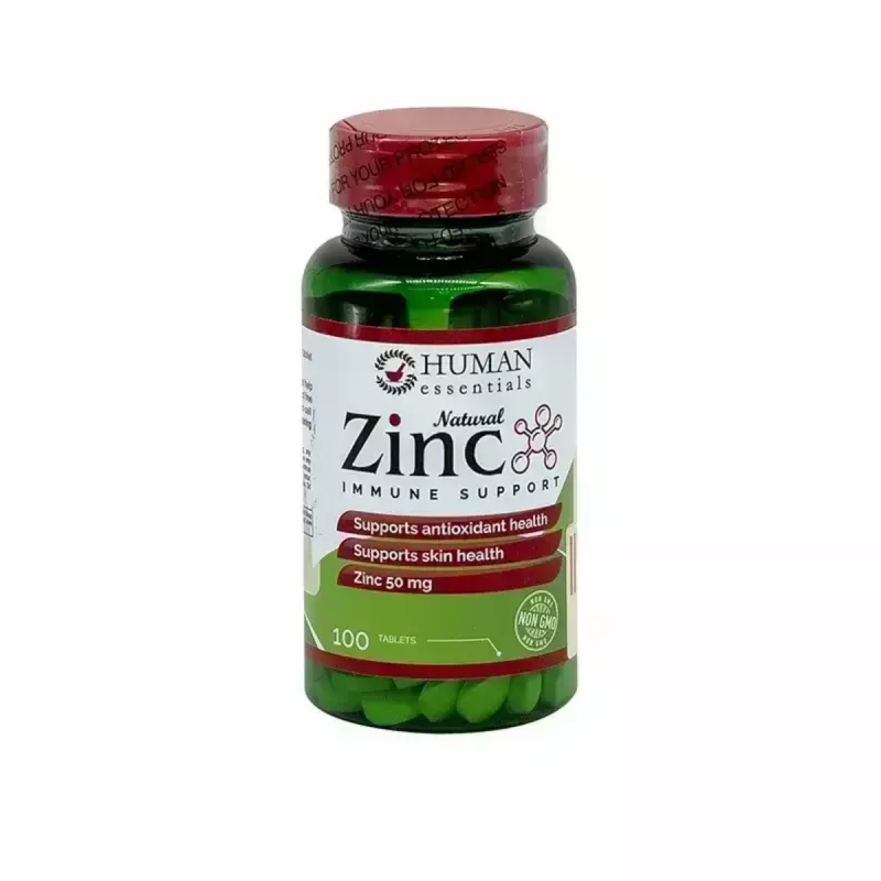 مكملات الزنك الممتاز (Essential Zinc) 100 قرص لتعزيز المناعة والصحة العامة