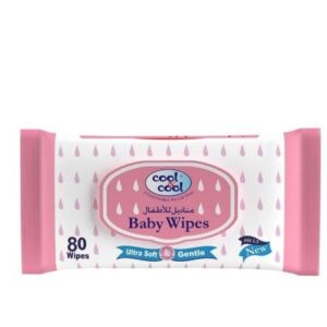 كول اند كول مناديل مبللة للأطفال 40 قطعة - نعومة فائقة وحماية لطيفة