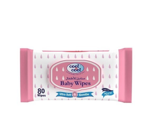 SharedScreenshot كول اند كول مناديل مبللة للأطفال 40 قطعة - نعومة فائقة وحماية لطيفة - الصورة 1