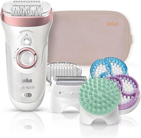 b99 براون سيلك ابيل 9 جهاز إزالة الشعر النسائي 3 في 1 وردي - الصورة 1