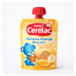 سيريلاك طعام اطفال موز وبرتقال وبسكويت من 6 اشهر 90 جم