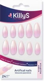 انترفيون اظافر صناعية بدون لاصق الموند بينك