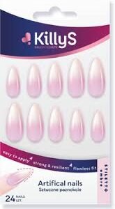 انترفيون اظافر صناعية بدون لاصق الموند بينك