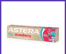 استيرا معجون اسنان ناتشورال اوجانيك للاطفال بالفراولة 50 مل +0