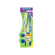 استيرا فرشاة اسنان فليكس اكتيف متوسطة 1+1