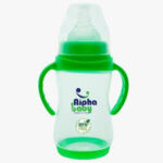 الفا رضاعة بلاستك بيد 250 مل 047