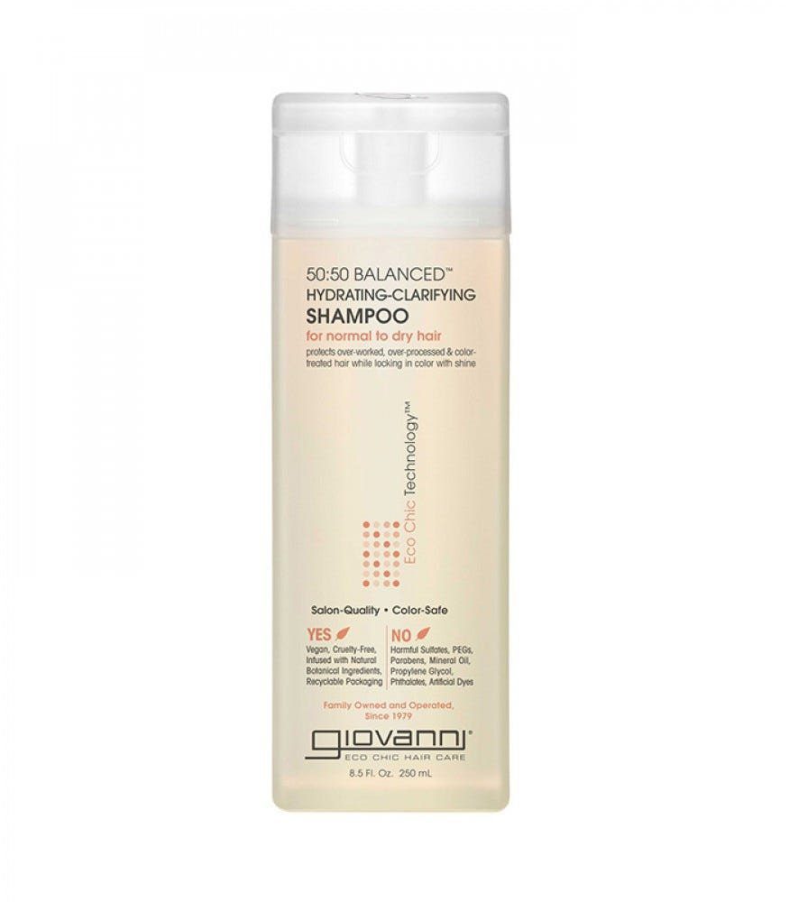 giovanni-balanced-shampoo-250ml-0rjpg.jpg جيوفاني شامبو 50:50 بالانسد - ترطيب وتوازن للشعر 250 مل - الصورة 1