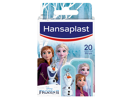 hansaplast-frozen-kids-plasters-20-strips-0epng.webp هانسابلاست لصقات فروزن ديزني للأطفال 20 حبة - حماية ولعب - الصورة 1