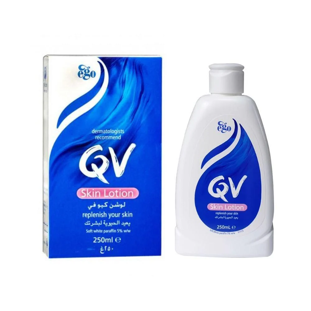 كيو في لوشن الجسم المرطب 250 مل | ترطيب عميق للبشرة الحساسة