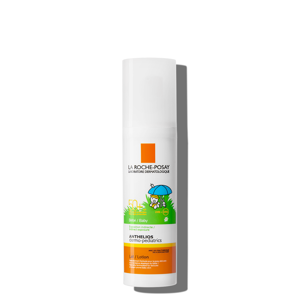 la-roche-posay-productpage-sun-anthelios-dermo-pediatrics-spf50-50ml-3337872419904-front لاروش بوزيه انتريوس لوشن للجسم للاطفال 50 مل SPF 50