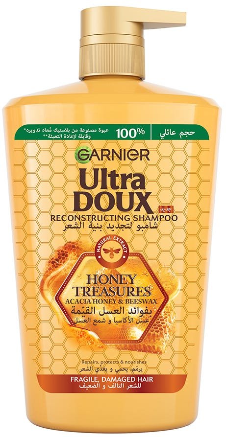 ultra-doux-honey-treasures-shampoo-1000ml-0jjpg.jpg الترا دو شامبو بفوائد العسل القيمة 1000مل - الصورة 1