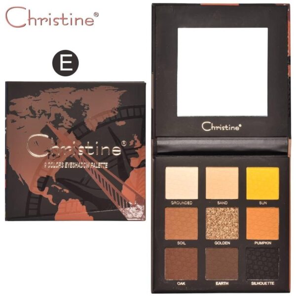 ⁦كرستين باليت ظل عيون 9 لون E⁩ - الصورة ⁦2⁩
