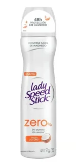 ⁦ليدي سبيد مزيل عرق بخاخ زيرو بجوز الهند 150 مل⁩ - الصورة ⁦3⁩