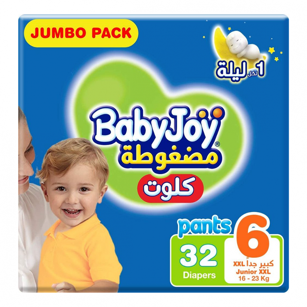 aRbSKXa2iGRrVLqqVuIcrEFhyH7qsLqWAn6043L7 بيبي جوي كلوت عبوة جامبو (6) 32 حفاض
