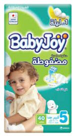 ⁦بيبي جوي عبوة جامبو مقاس (5) 40 حفاض⁩ - الصورة ⁦2⁩