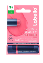 لابيلو بلسم ملون للشفاه والخدود لون وردي spf 30