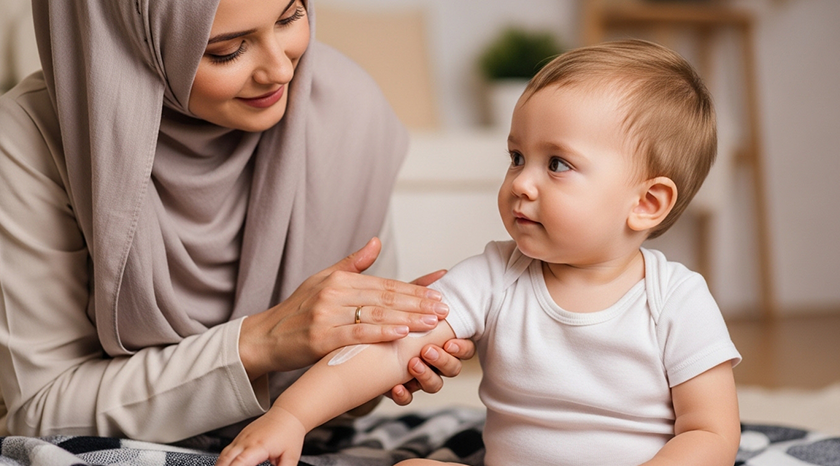 العناية ببشرة حديثي الولادة