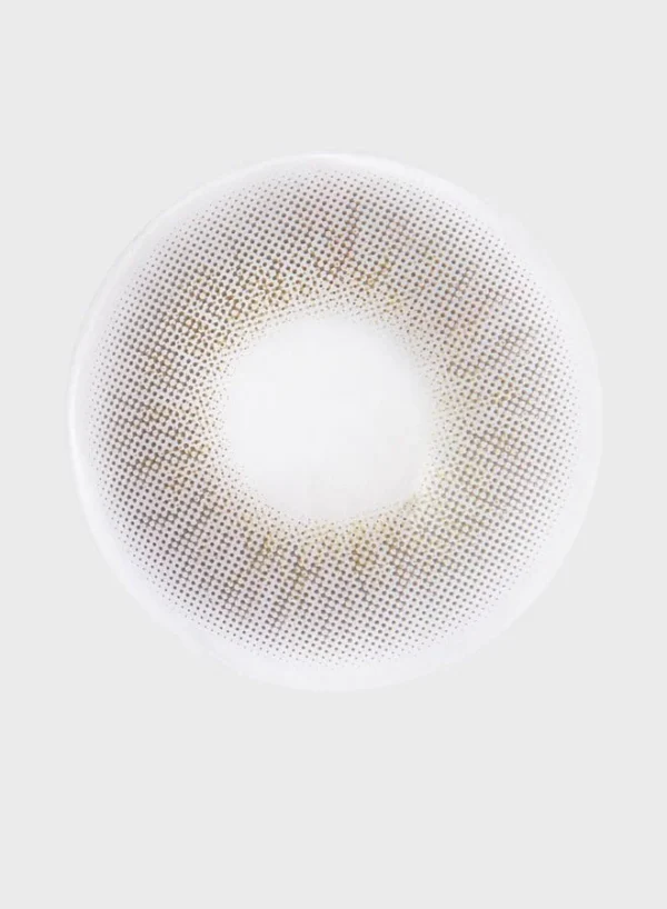 ⁦ليالا عدسات لاصقة شهرية كروسكنت جري⁩ - الصورة ⁦2⁩