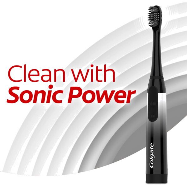 ⁦كولجيت فرشاة اسنان 360 سونيك بالفحم ناعمه⁩ - الصورة ⁦3⁩