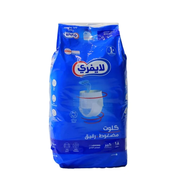 ⁦لايفري حفائظ لكبار السن كلوت كبير  18 قطعة⁩ - الصورة ⁦2⁩