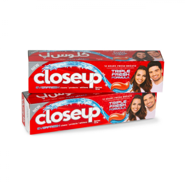 ⁦كلوس اب معجون اسنان جل احمر حار 75 مل⁩ - الصورة ⁦2⁩