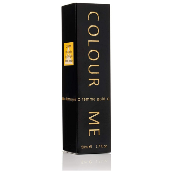 ⁦كلر مي عطر نسائي جولد فيمي 50 مل⁩ - الصورة ⁦2⁩