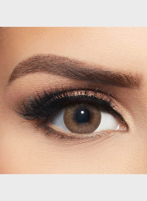 ⁦ليالا عدسات لاصقة شهرية سويت هازل⁩ - الصورة ⁦3⁩