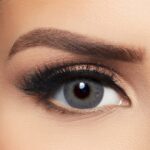 ⁦ليالا عدسات لاصقة شهرية ساجا جري⁩ - الصورة ⁦2⁩