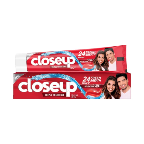 ⁦كلوس اب معجون اسنان اكتيف جل احمر حار  50 مل⁩ - الصورة ⁦2⁩