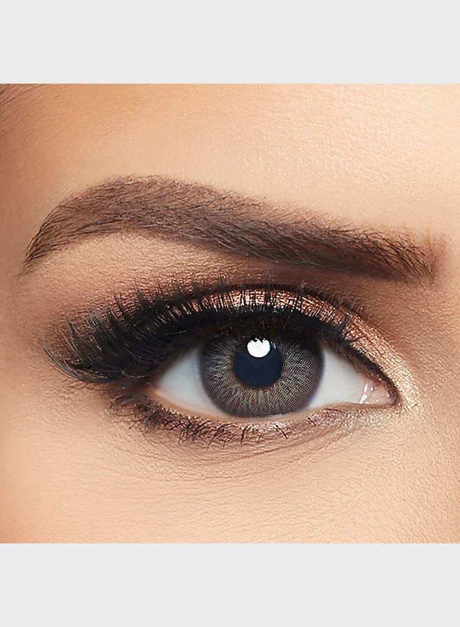 ليالا عدسات لاصقة شهرية كروسكنت جري