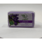 صابون الطاووس ناعم وطبيعي برائحة اللافندر الخزامى وزن 125 جم