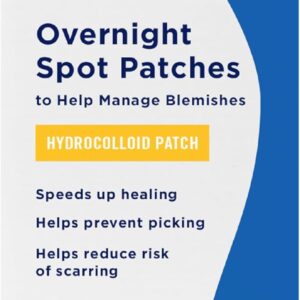 عبوة بانوكسيل لصقات شفافة ليلية لعلاج البثور تحتوي على 40 لاصقة