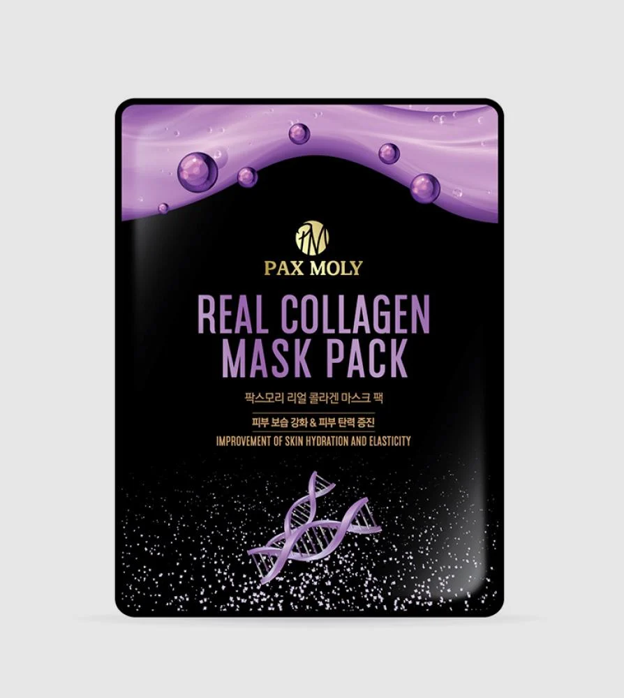 قناع ورقي باكس مولي ريل كولاجين لشد وترطيب البشرة