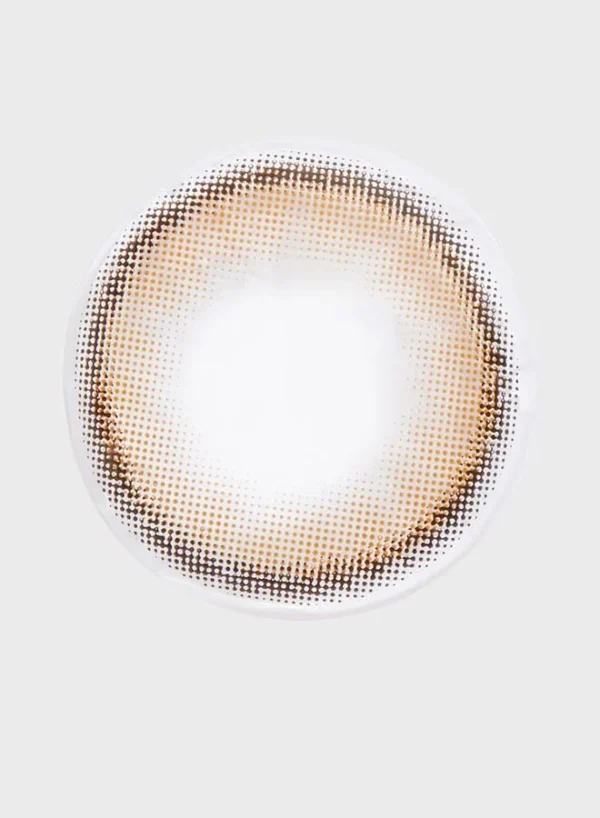 ⁦ليالا عدسات لاصقة سن كيس براون⁩ - الصورة ⁦2⁩