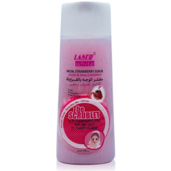 ⁦ليزر وايت مقشر الوجة بالفراولة 175 مل⁩ - الصورة ⁦3⁩