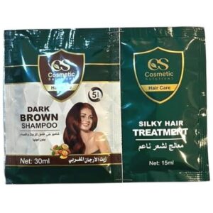 كوزمتكس شامبو صبغة بزيت الارجان لون بني غامق 30 مل