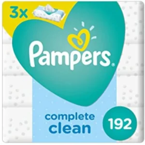 عبوة بامبرز مناديل كومبليت كلين 192 منديل للنظافة اليومية